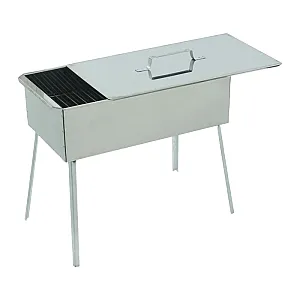 Коптильня двухъярусная Palisad Camping 69526 на ножках 500*270*175 мм