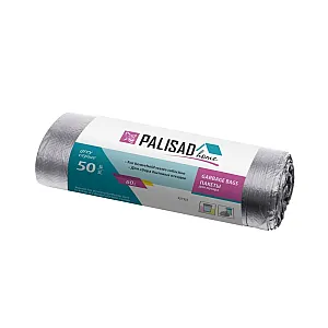 Пакеты для мусора Palisad Home 927125 серые 60 л 50 шт