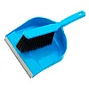 Щетка-сметка + совок с кромкой Palisad Home 933105 голубой