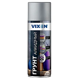 Грунт Vixen VX21002 алкидный серый 520 мл