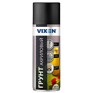 Грунт Vixen VX22001 акриловый черный 520 мл