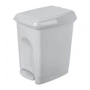Ведро для мусора Бытпласт 4312026 пластмассовое с педалью 7 л