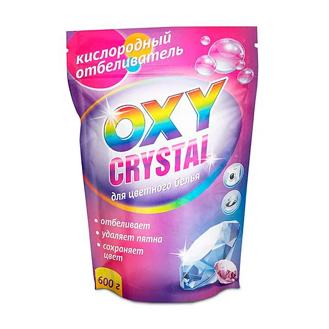 Отбеливатель Oxy Crystal кислородный для цветного белья 600 г