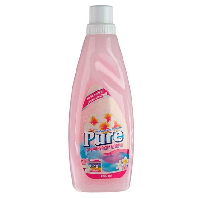 Кондиционер для белья Selena Pure Тропические цветы 1.2 л Кондиционер для белья Selena Pure Тропические цветы 1.2 л