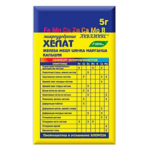 Комплекс микроэлементов Буйские удобрения Аквамикс 5 г