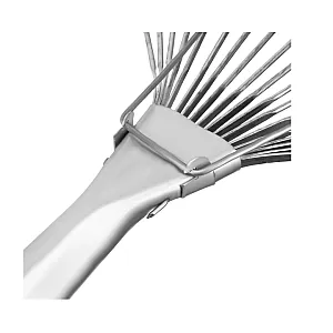 Грабли веерные Сибртех 61780 стальные 350 мм 18 круглых зубьев без черенка