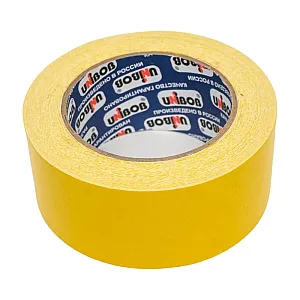 Лента двухсторонняя Unibob 28214 клейкая ткань 50 мм*25 м