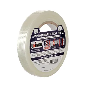 Лента армированная стекловолокном Unibob 42068 клейкая 19 мм*50 м