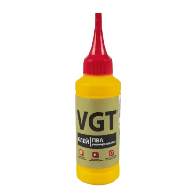 Клей ПВА VGT 1366 универсальный 0.1 кг Клей ПВА VGT 1366 универсальный 0.1 кг