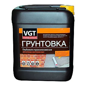 Грунтовка VGT ВД-АК-0301 глубокого проникновения для наружных и внутренних работ 10 кг