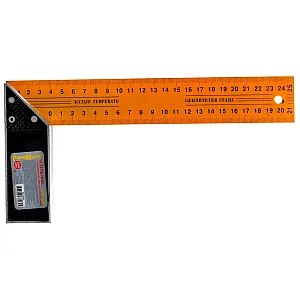 Угольник Remocolor 15-3-250 столярный металлический 250 мм