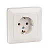 Розетка Schneider Electric Хит РС16-134-В скрытой установки с заземлением белая