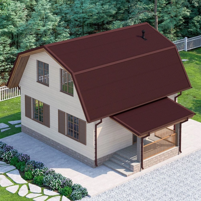 Лист кровельный Onduline Smart красный 1.95*0.95 м Лист кровельный Onduline Smart красный 1.95*0.95 м