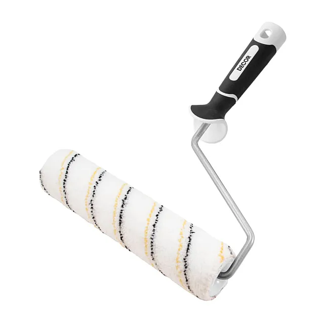 Валик Decor Black White 480-4180 микрофибра 42*180 мм с 2К ручкой 8 мм