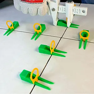 СВП Decor 449-4040 Зажим Кольцо 40 шт + Клин 40 шт 1.4 мм