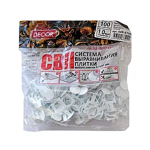 Зажим для СВП Decor Панда 449-4100 1 мм 100 шт