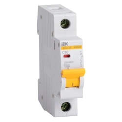 Автоматический выключатель IEK ВА47-29 1P C 10А 4.5кА