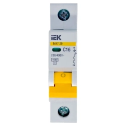 Автоматический выключатель IEK ВА47-29 1P C 16А 4.5кА