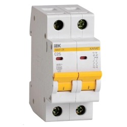 Автоматический выключатель IEK ВА47-29 2P C 25А 4.5кА