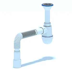 Сифон для мойки бутылочный АНИ пласт С0515 1 1/2