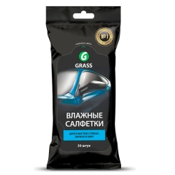 Салфетки влажные Grass IT-0313 для очистки стекол зеркал и фар 30 шт