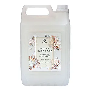 Крем-мыло жидкое Grass Milana жемчужное 126205 увлажняющее 5 кг