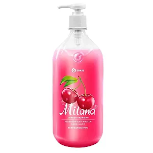 Крем-мыло жидкое Grass Milana спелая черешня 126401 увлажняющее 1000 мл