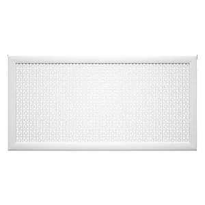 Экран для радиатора Stella Дамаско белый 120*60 см