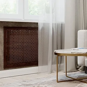 Экран для радиатора Stella Дамаско венге 120*60 см