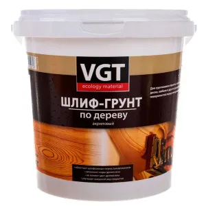 Шлиф-грунт VGT ВД-АК-0301 по дереву 0.9 кг