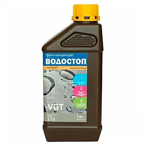 Грунт-концентрат VGT Водостоп-акрил 1 кг