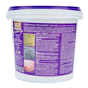 Защитный восковой состав VGT по венецианской штукатурке 0.9 кг