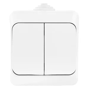 Выключатель Schneider Electric Этюд ВА10-042В 2 клавиши белый