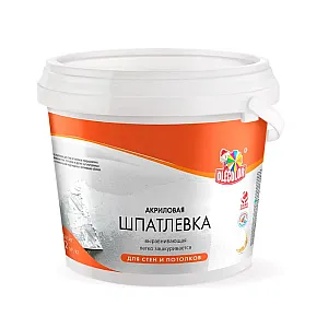 Шпатлевка Olecolor акриловая для стен и потолков 3.5 кг