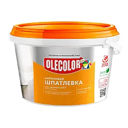 Шпатлевка Olecolor акриловая для наружных работ 3 кг