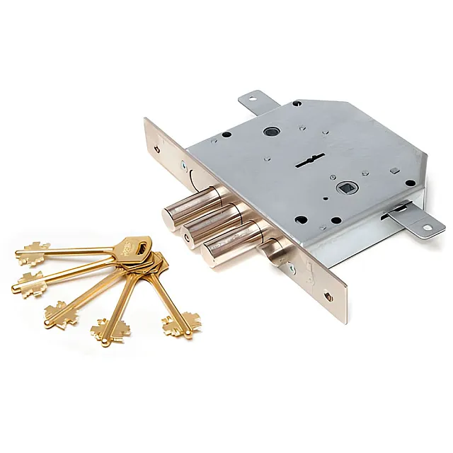 Замок врезной Эльбор Гранит 1.06.43 никель правосторонний