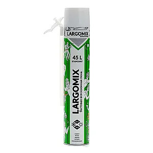 Монтажная пена Largomix Standart 45L бытовая всесезонная 750 мл 680 г