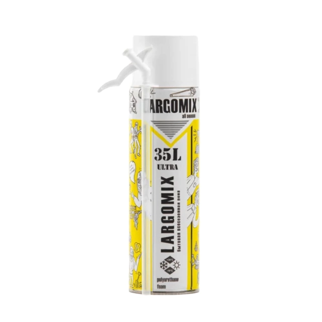 Пена монтажная Largomix ultra LRX001 бытовая всесезонная 480 мл Пена монтажная Largomix ultra LRX001 бытовая всесезонная 480 мл