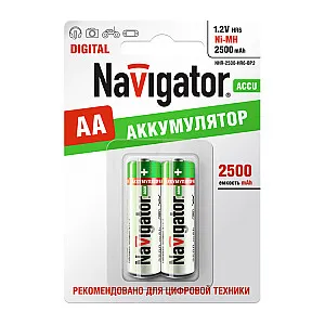 Аккумулятор Navigator 94 464 NHR-2500-HR6-BP2 2 шт