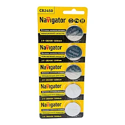 Элемент питания Navigator 94 766 NBT-CR2450-BP5