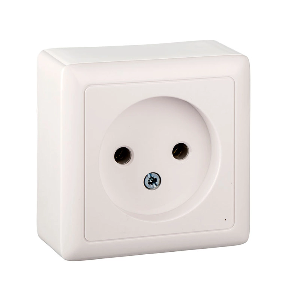 Розетка Schneider Electric Хит RA10-131I-B открытой установки белая Розетка Schneider Electric Хит RA10-131I-B открытой установки белая