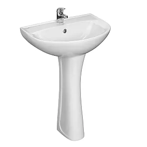 Умывальник Santeri Виктория 56 с переливом белый