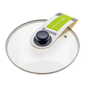 Крышка Fresca 4624н код 910336 стеклянная с пароотводом 24 см