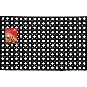 Коврик придверный Vortex 20002 ячеистый 50*80*1.6 см черный