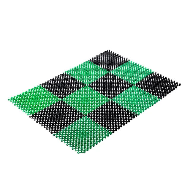 Коврик придверный 42*56 см Травка черно-зеленый Vortex