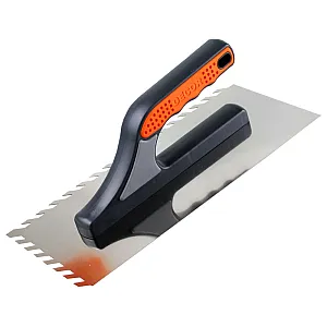 Гладилка нержавеющая Decor 680-111 3К 280*130 мм зуб косой