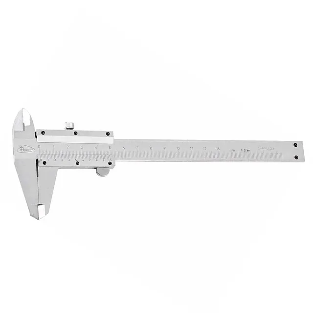 Штангенциркуль Remocolor 15-5-150 ШЦ-150 механический с глубиномером в пластиковом кейсе 150 мм