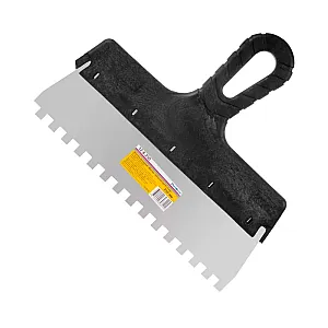 Шпатель Remocolor Мастер 12-8-250 фасадный зубчатый нержавеющая сталь 250 мм зуб 8*8 мм