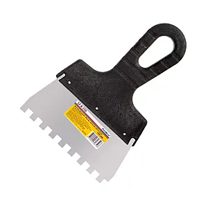 Шпатель Remocolor Мастер 12-8-150 фасадный зубчатый нержавеющая сталь 150 мм зуб 8*8 мм