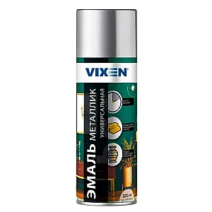 Эмаль Vixen VX19130 универсальная металлик хром зеркальный 520 мл